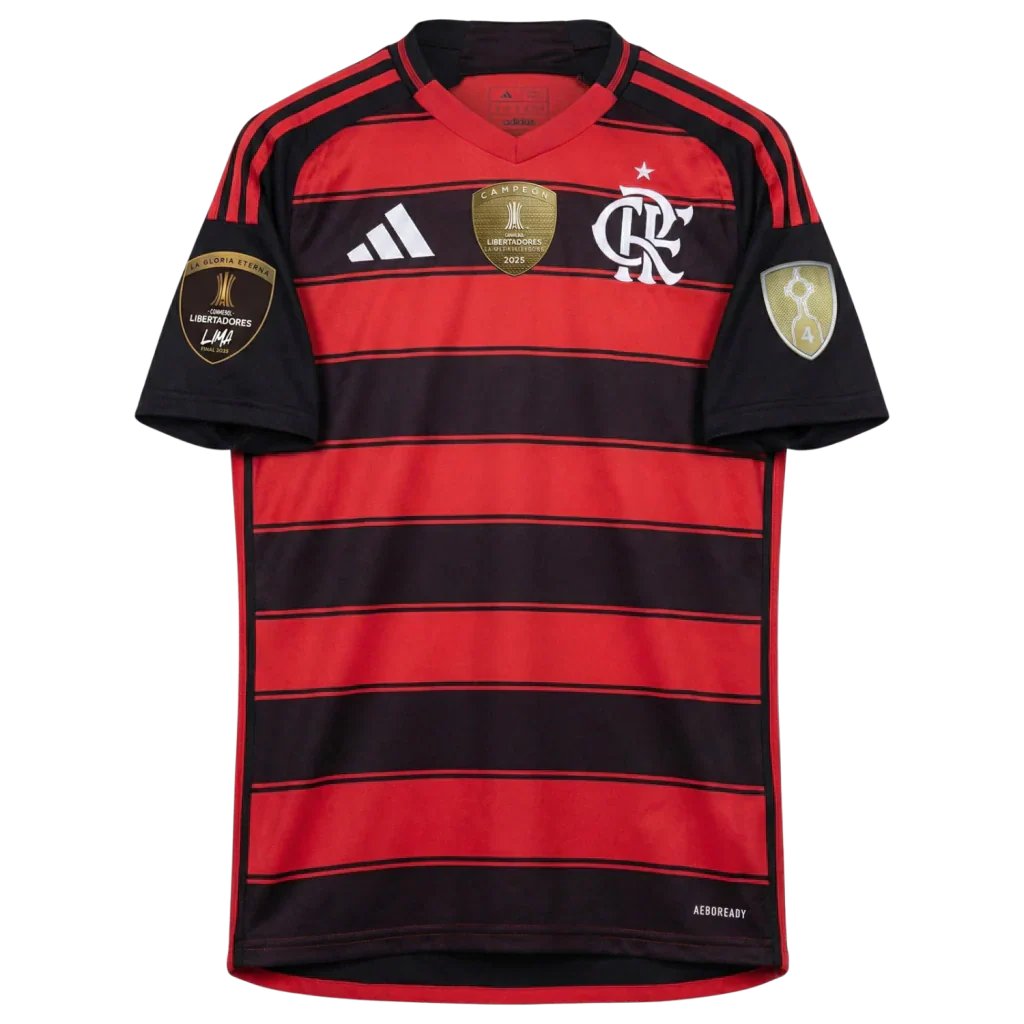Camisa Flamengo III + Patchs libertadores - 2025
