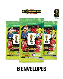 PRÉ-VENDA | FIFA WORLD CUP 2026™ ADRENALYN XL™ - Kit com 6 Envelopes