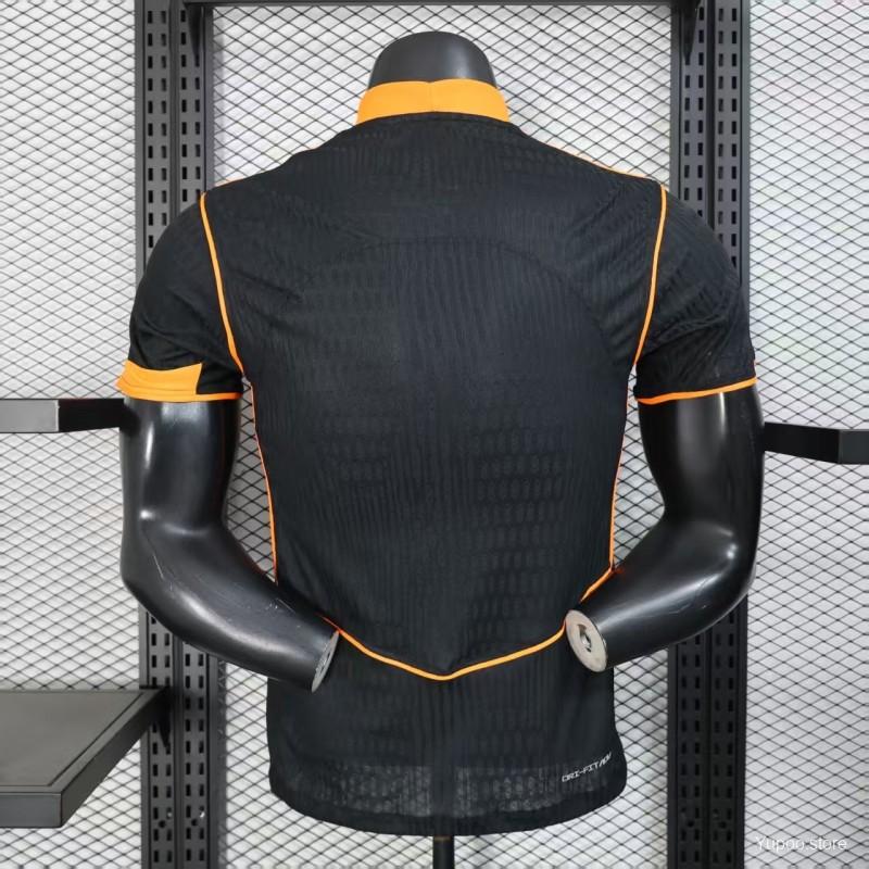 Camisa Nike Corinthians III 2025/26 Jogador Total 90 Masculina Preto e Laranja