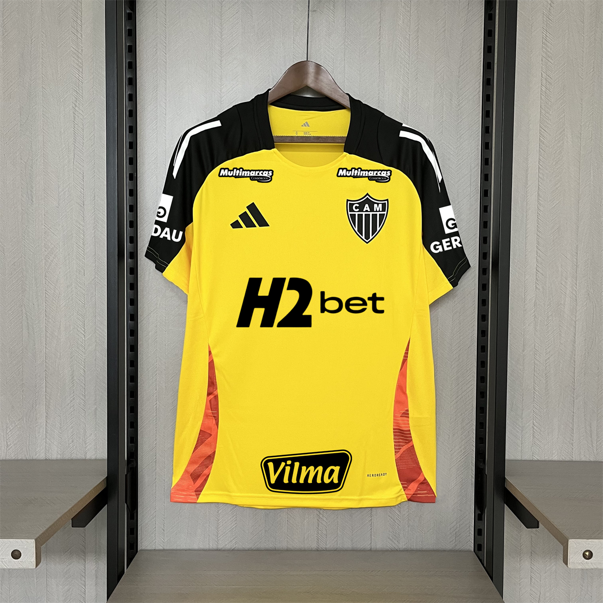 Camisa Atlético Mineiro Treino + Patrocínios 2025/2026