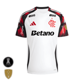 Camisa do Flamengo Away + Patrocinios + Patch Libertadores - 2025/2026