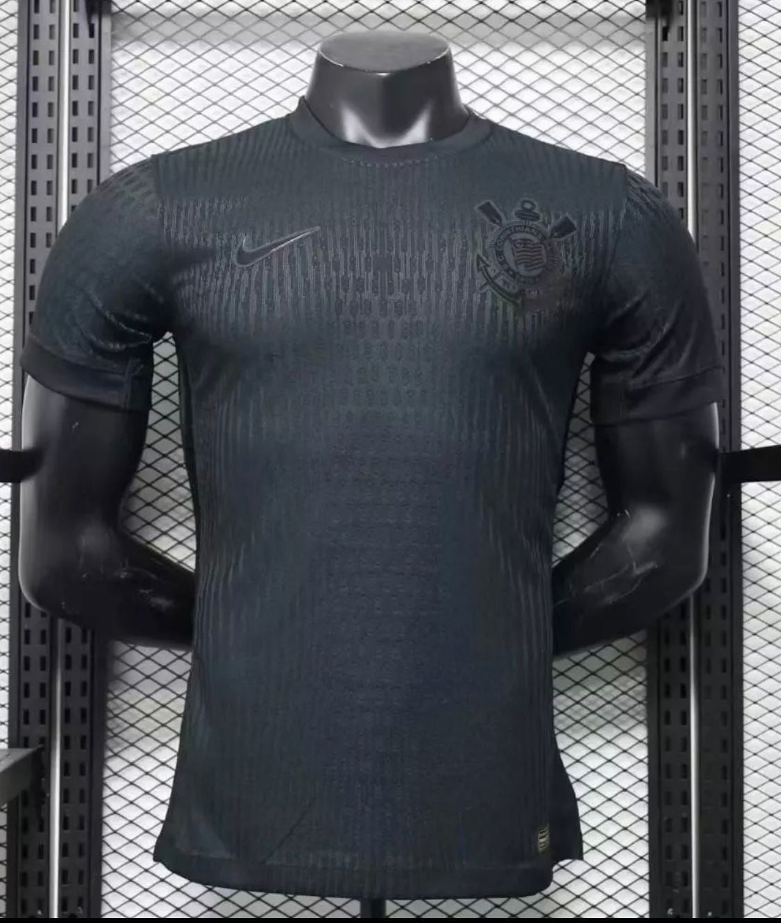 Camisa Corinthians II 2025/26 Jogador Nike Masculina – Preto (All Black)