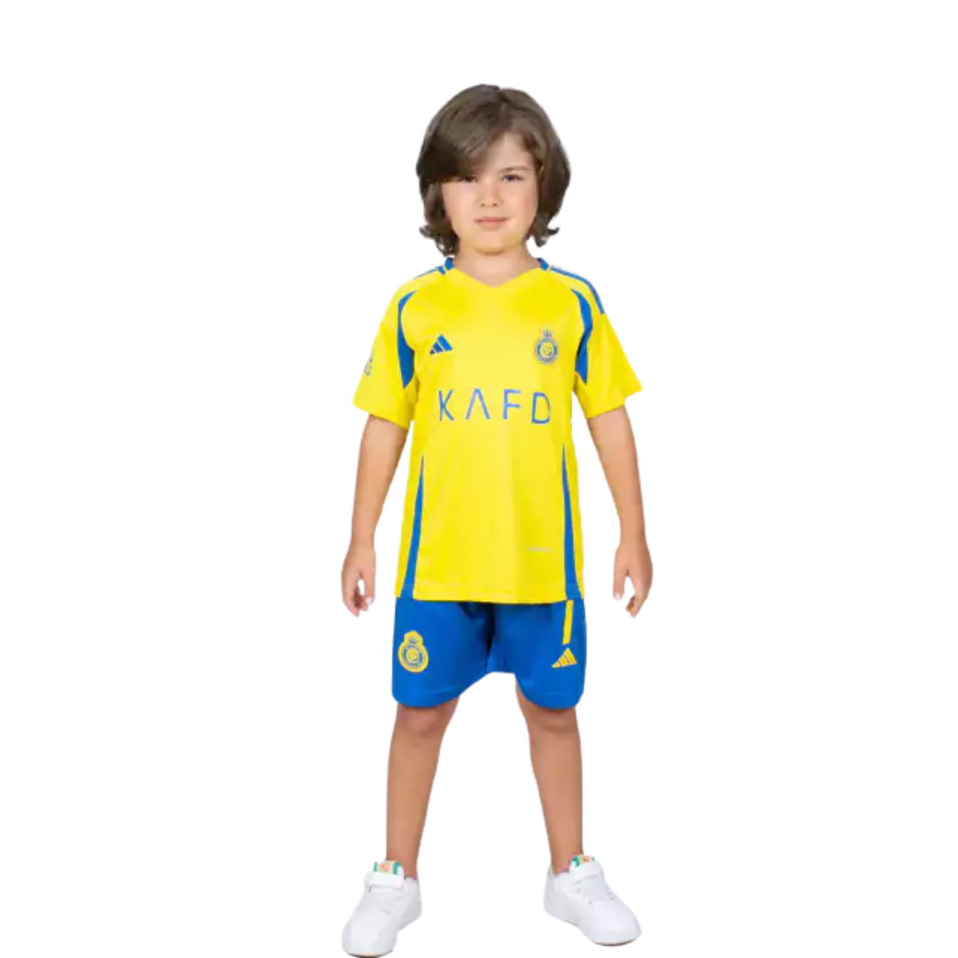 Kit Infantil Al-Nassr 24/25 - Home - CRISTIANO RONALDO