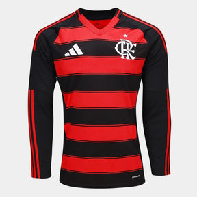 Camisa do Flamengo  Manga Longa Home - 2025/2026