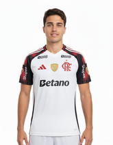 Camisa do Flamengo Away + Patchs libertadores - 2025/2026