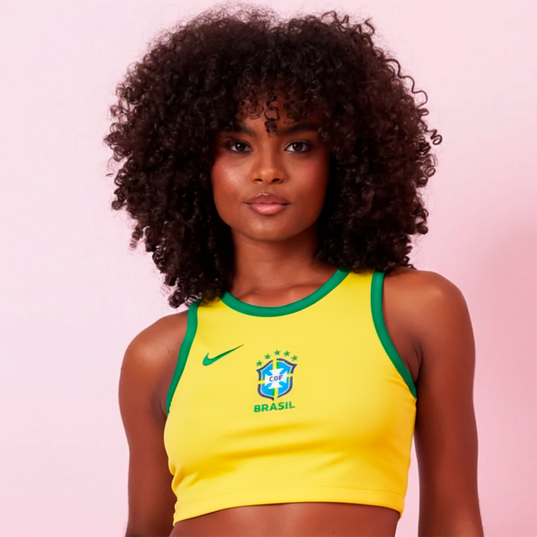 Cropped Feminino - Brasil 2026