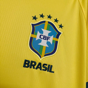 Camisa Brasil I 2025/26 Torcedor Nike Masculina – Amarela