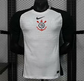 Camisa Corinthians Treino Dry Fit jogador Preto/Branco 2025