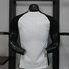 Camisa Corinthians Treino Dry Fit jogador Preto/Branco 2025
