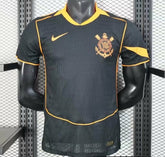 Camisa Nike Corinthians III 2025/26 Jogador Total 90 Masculina Preto e Laranja