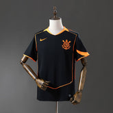 Camisa Nike Corinthians III 2025/26 Torcedor Total 90 Masculina Preto e Laranja