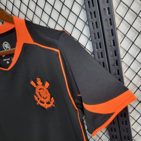 Camisa Nike Corinthians III 2025/26 Torcedor Total 90 Masculina Preto e Laranja