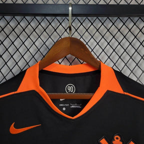 Camisa Nike Corinthians III 2025/26 Torcedor Total 90 Masculina Preto e Laranja